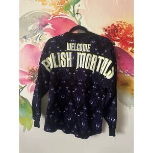 Disney Parks The Haunted Mansion Ghost Host Spirit Jersey Glow In The Dark - XS